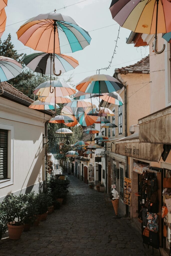 Hungary, Szentendre, street